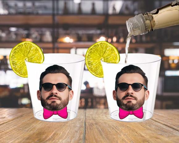 Copo Shot Tequila Despedida de Solteira com Foto Noivo