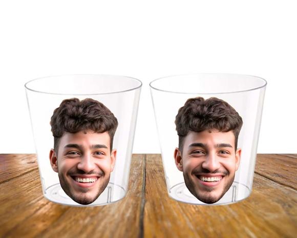 Copo Shot Tequila Despedida de Solteira com Foto Noivo