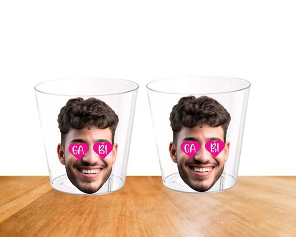 Copo Shot Tequila Despedida de Solteira com Foto Noivo