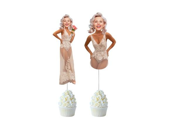 Decoração Despedida Solteira e Chá Lingerie. Toppers Noiva.