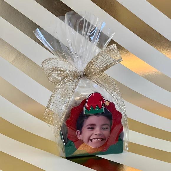 Lembrancinha de Natal Personalizada com Foto + 04 Cookies