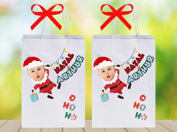 Sacolinha de Natal para Lembrancinhas de Final de Ano