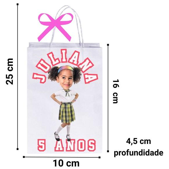 Sacolinhas Carrossel Foto + Nome + Idade