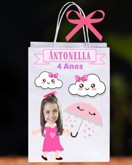 Sacolinhas com Foto Chuva de Amor Personalizadas