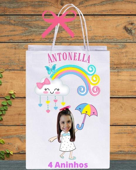 Sacolinhas com Foto Chuva de Amor Personalizadas