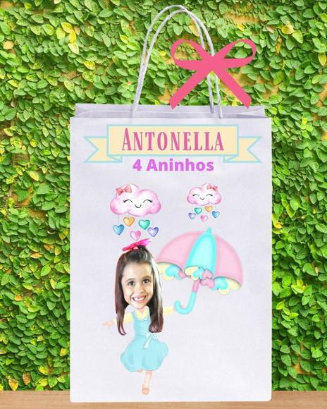 Sacolinhas com Foto Chuva de Amor Personalizadas