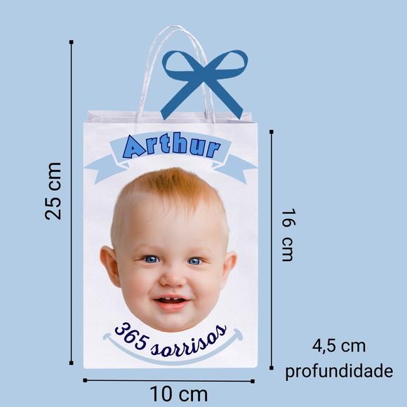 Sacolinhas com Sua Foto 365 Sorrisos para Lembrancinhas