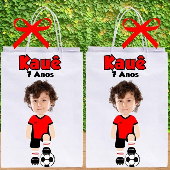 Sacolinhas Futebol com Seu Time Personalizados para Lembranc