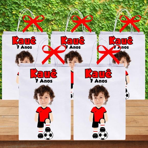 Sacolinhas Futebol com Seu Time Personalizados para Lembranc