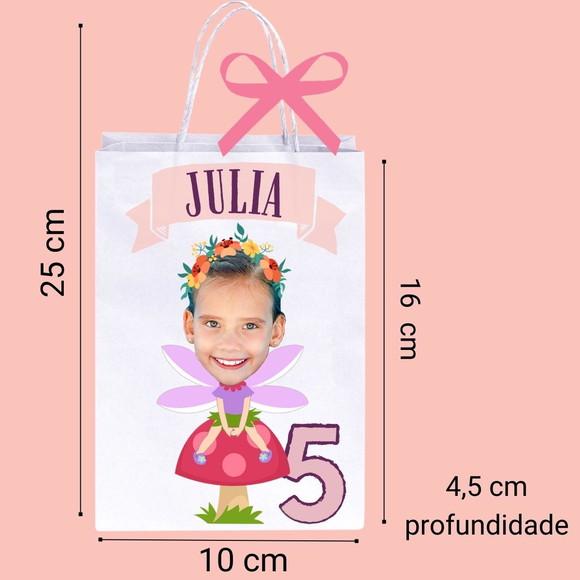 Sua Foto na Fada Sacolinhas Personalizadas para Lembrança