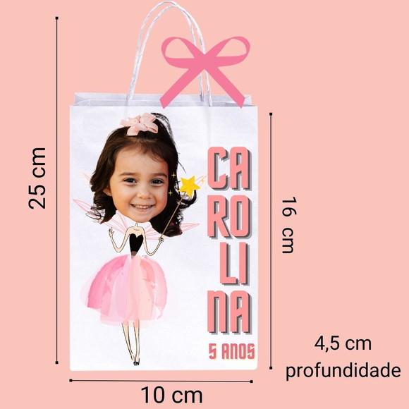 Sua Foto na Sacolinhas Personalizadas Fada
