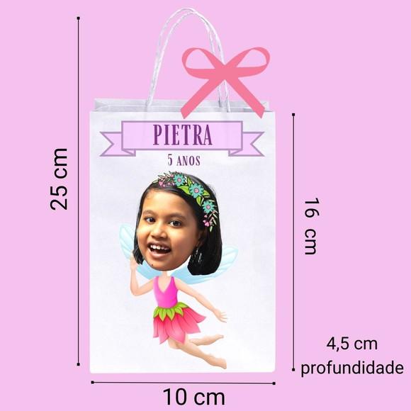 Sua Foto na Sacolinhas Personalizadas Fada
