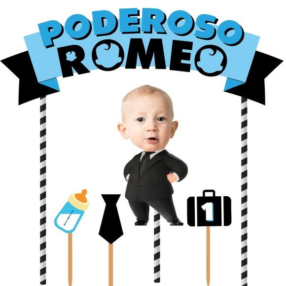 Sua Foto no Topo de Bolo Poderoso Chefinho