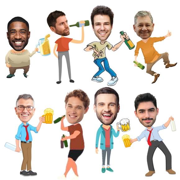 Topo de Bolo Boteco com Sua Foto!
