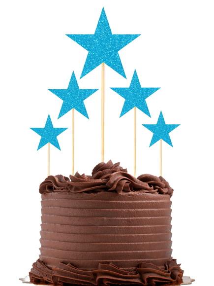 Topo de Bolo Estrelas