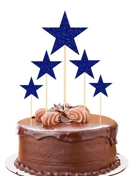 Topo de Bolo Estrelas