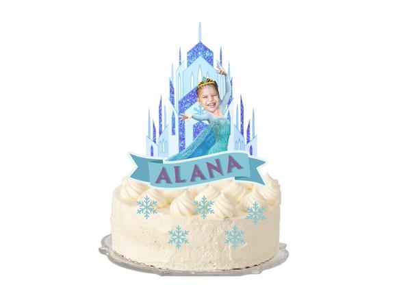 Topo de Bolo Frozen com Sua Foto!