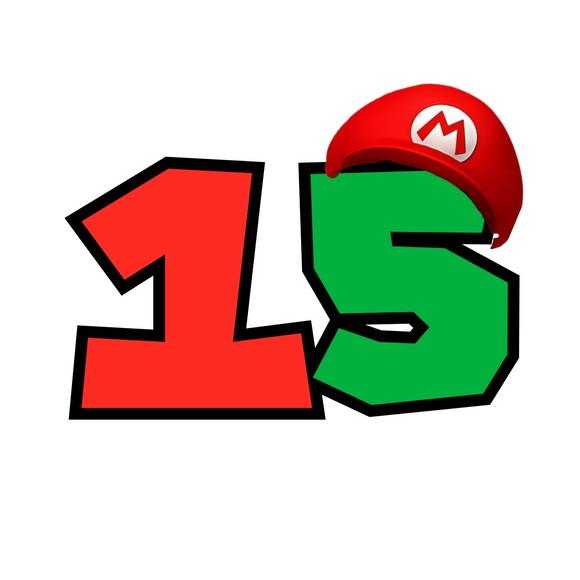 Topo de Bolo Mario Bros com Sua Foto