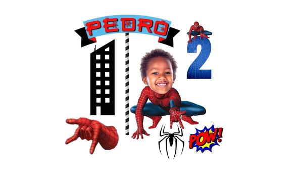 Topo Homem Aranha + 20 Toppers Docess com Suas Fotos!