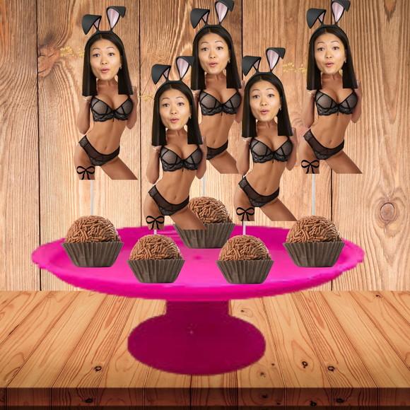 Topper Chá de Lingerie com Foto Tag para Despedida Solteira
