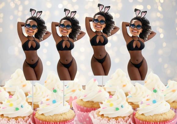 Toppers Chá de Lingerie Edespedida de Solteira com Foto.