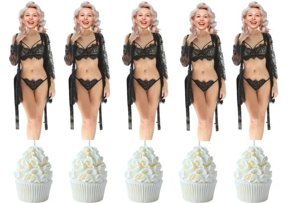Toppers com Foto da Noiva para Despedida de Solteira ou Ling
