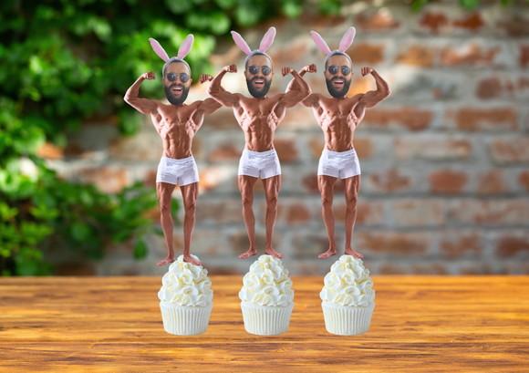 Toppers com Foto do Noivo para Despedida de Solteira