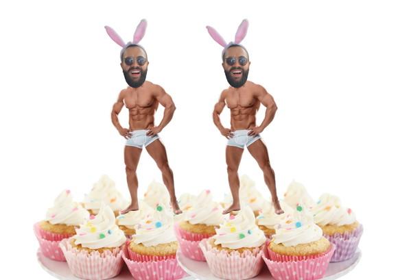 Toppers com Foto do Noivo para Despedida de Solteira