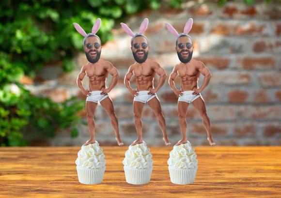 Toppers com Foto do Noivo para Despedida de Solteira