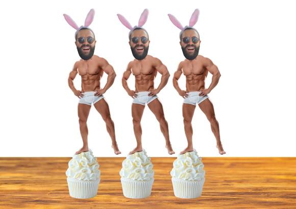 Toppers com Foto do Noivo para Despedida de Solteira