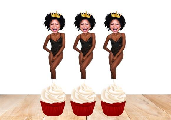 Toppers Despedida de Solteira e Chá de Lingerie com Foto.