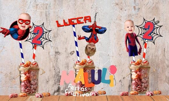 Toppers Grande para Centro de Mesa Personalizado com Foto