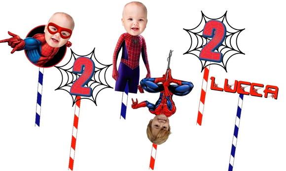 Toppers Grande para Centro de Mesa Personalizado com Foto