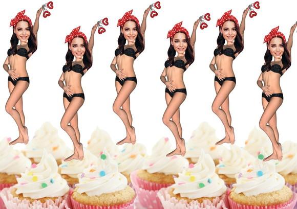 Toppers Noivos para Despedida de Solteira Chá Bar com Fotos
