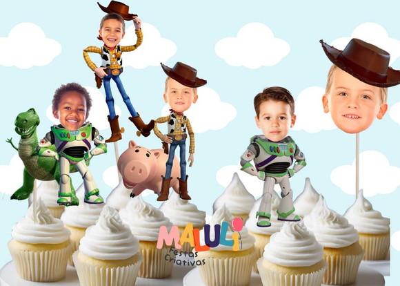 Toppers Toy Story com Sua Foto!