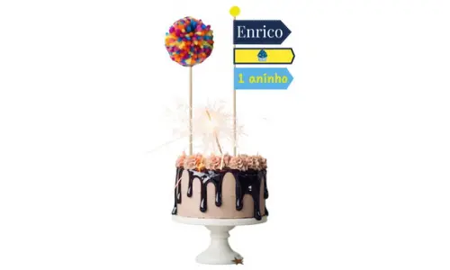 12 Topos para Mesversário Menino Minimalista