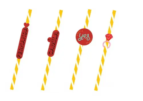 90 Copos de Papel Personalizados com Fotos
