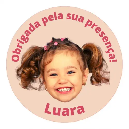 Adesivos Personalizados com a Sua Foto. 24 Unidades.