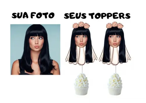 Decoração Despedida Solteira e Chá Lingerie. Toppers Noiva.