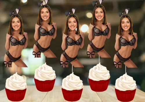Decoração Despedida Solteira e Chá Lingerie. Toppers Noiva.