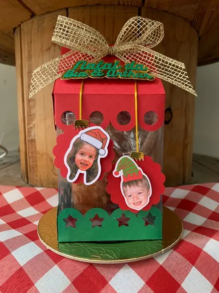Lembrancinha de Natal Personalizada com Foto Panetone/chocot