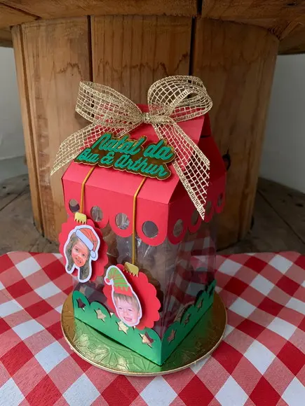 Lembrancinha de Natal Personalizada com Foto Panetone/chocot