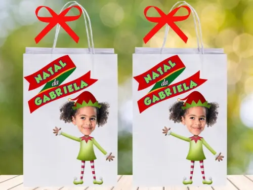 Sacolinha de Natal para Lembrancinhas de Final de Ano