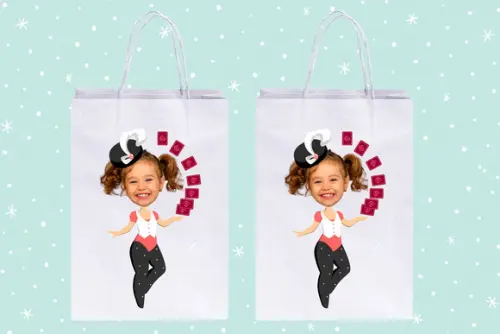 Sacolinhas Personalizadas com Foto no Tema Mágico Circo
