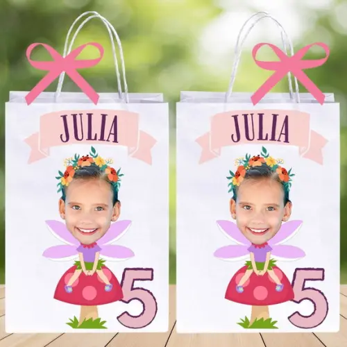 Sua Foto na Fada Sacolinhas Personalizadas para Lembrança