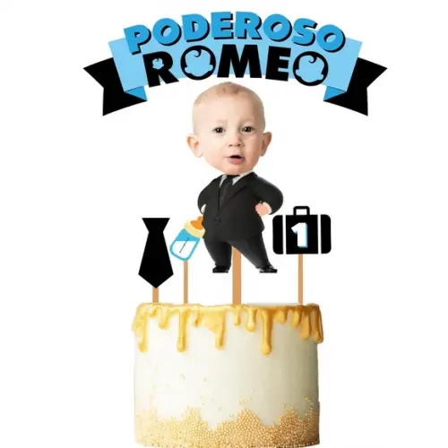 Sua Foto no Topo de Bolo Poderoso Chefinho