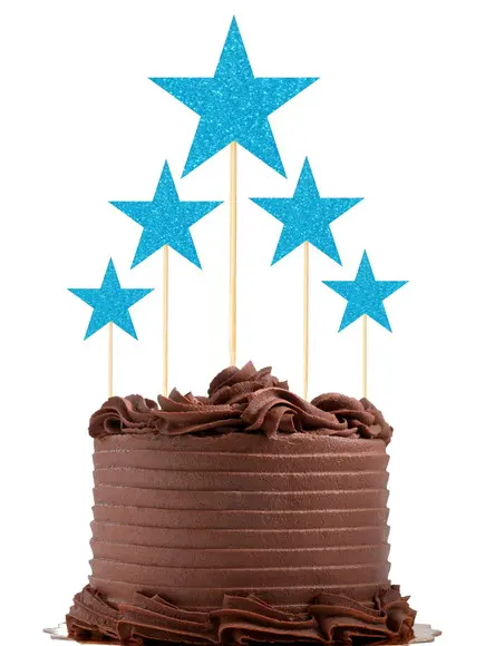 Topo de Bolo Estrelas