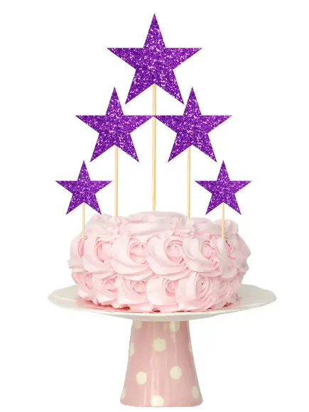 Topo de Bolo Estrelas