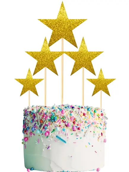 Topo de Bolo Estrelas