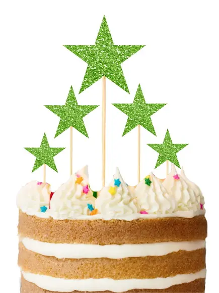 Topo de Bolo Estrelas